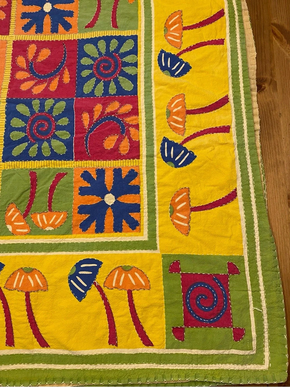 Vintage hand stitched